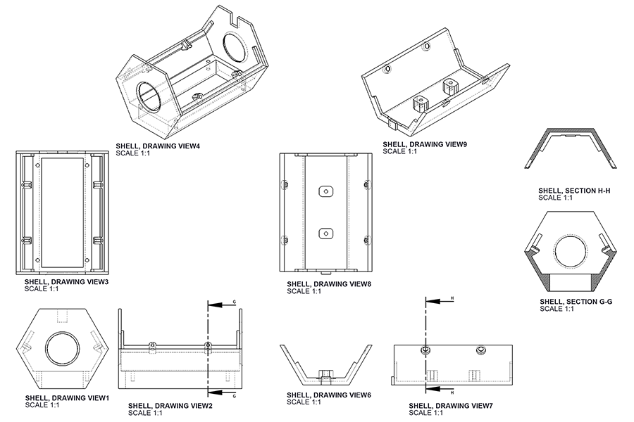Enclosure modeling for 3D printing