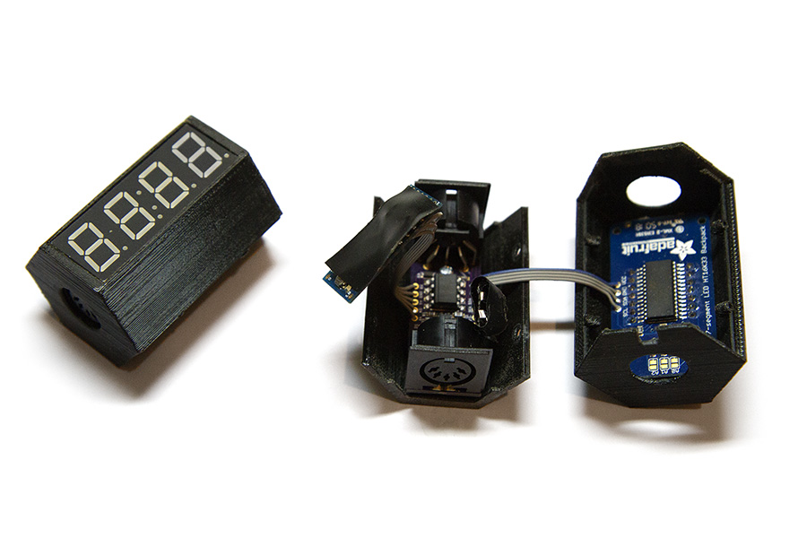 MMC opened with PCBs visible