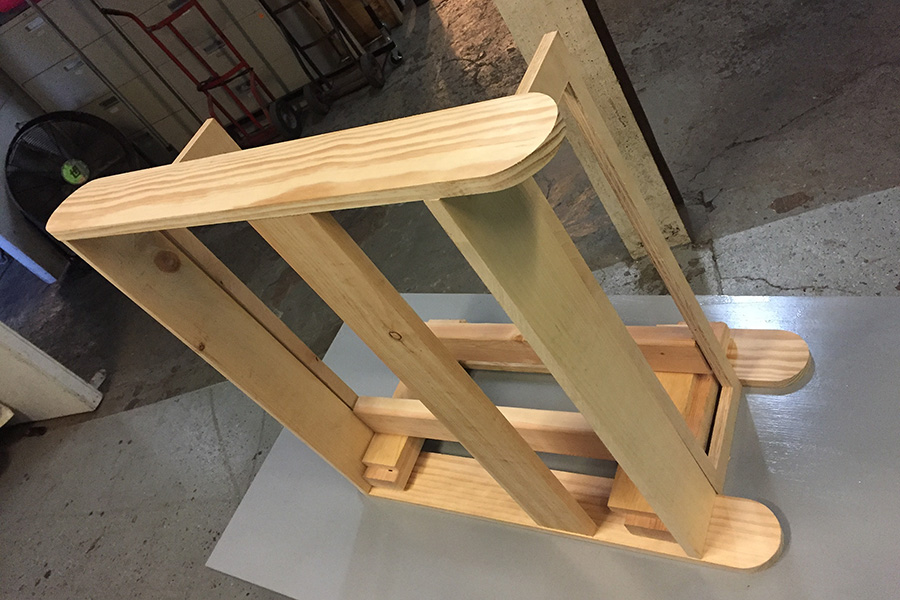 Wooden frame construction