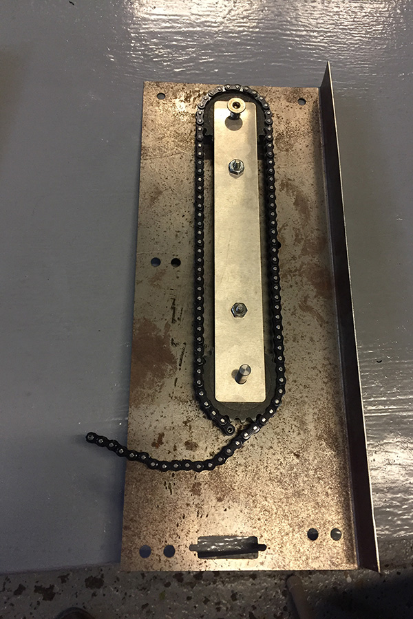 Replica of modification to convert linear to rotational tempo control