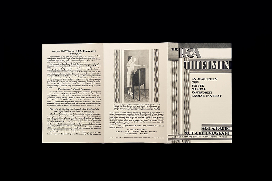 Reproduction RCA Theremin Brochure