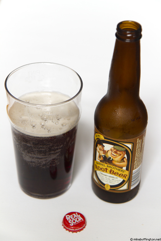 Barrel Brothers Root Beer Creamy Vanilla Poured