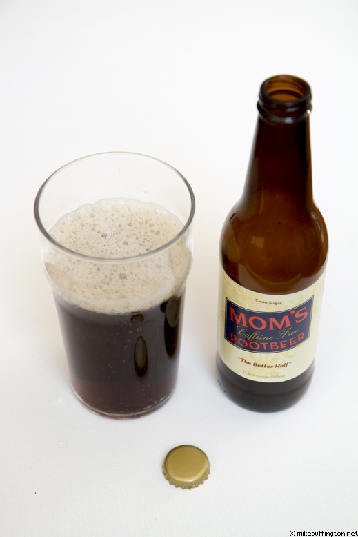 Mom’s Caffeine Free Rootbeer Poured