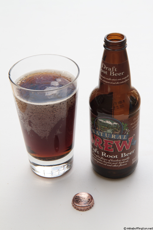 Natural Brew Draft Root Beer Poured